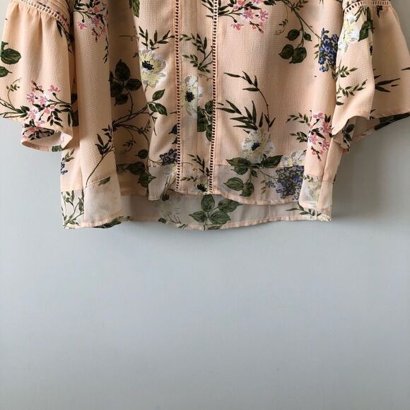 FEVER Floral-Print Illusion-Sleeve Blouse - Picture 8 of 10